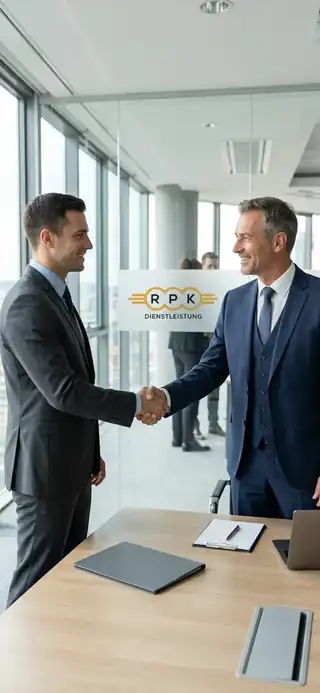 Personalvermittlung – Handschlag zwischen Geschäftspartnern